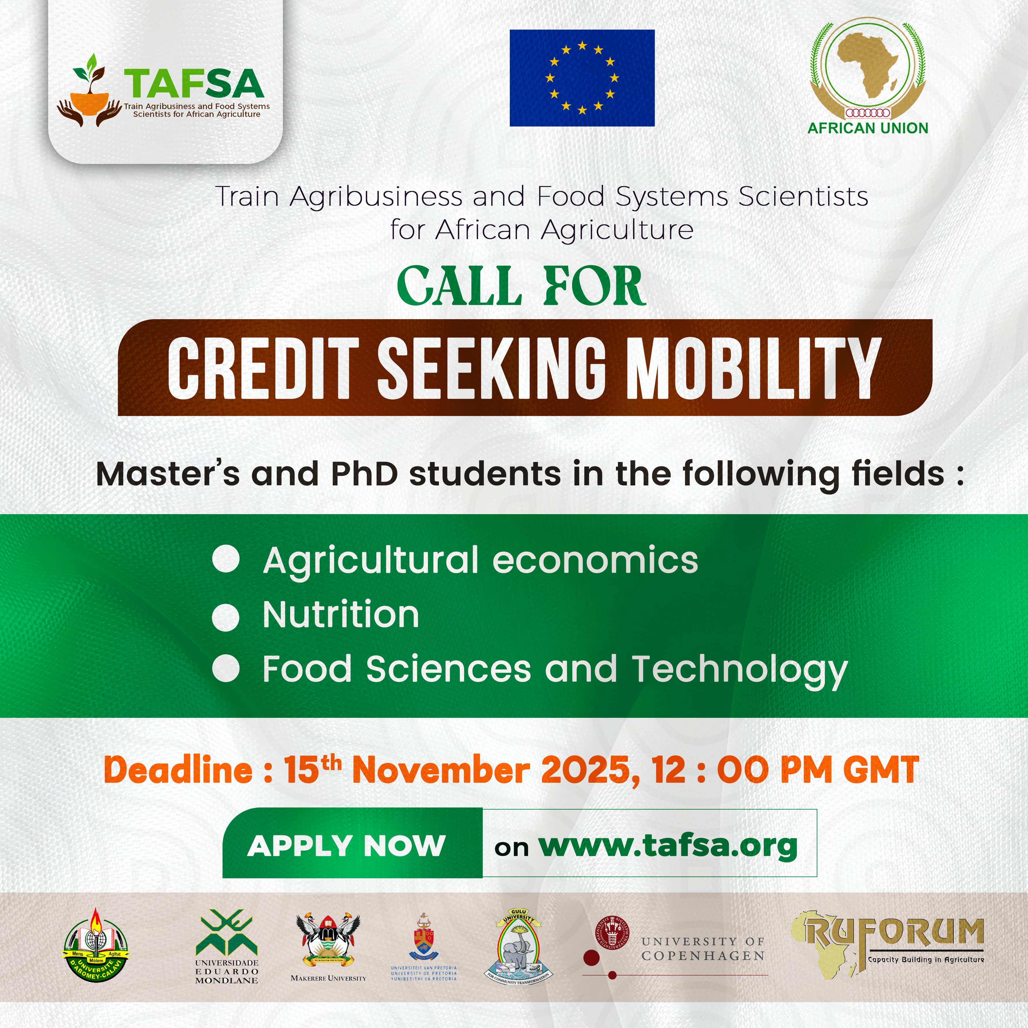 Credit seeking flyer 2025